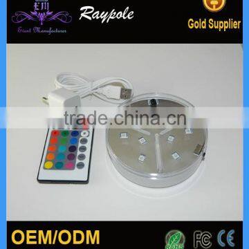 Wholesale 10 cm Under Vase Light LED Base For Event Decoration photo-5