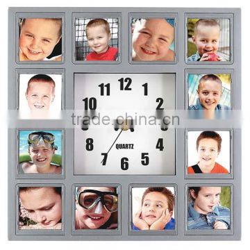 decorative photo frame wall clock