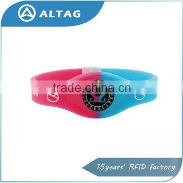 Contactless 13.56MHz Silicone Smart Wristband