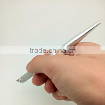 aluminum eyebrow embroidery microblade pen/3D microblading permanent makeup handpiece