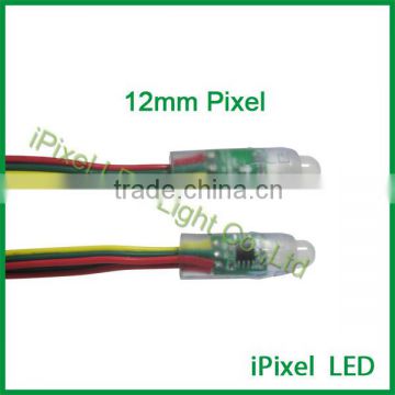 most popular round digital rgb led pixel with ic ucs 1903 12mm 5v