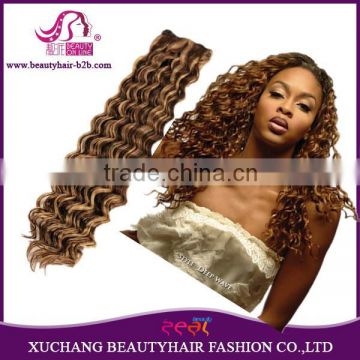 New Arrival! 12-36 inch Brazilian Deep Wave Cheap Weft Hair Extension