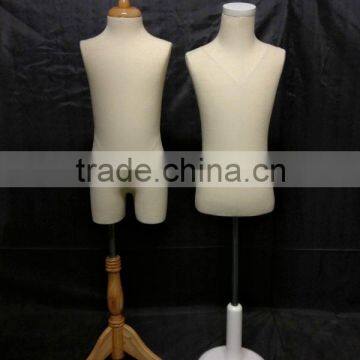 warpped in cloth male upper-body female dummy doll male