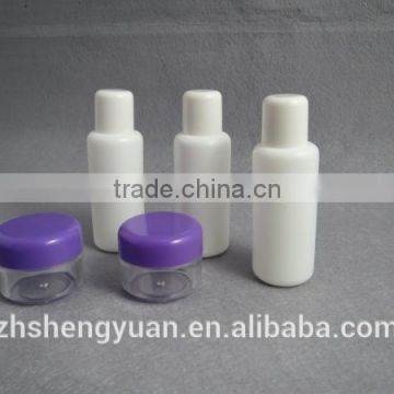 Grouped traveling plastic bottles set