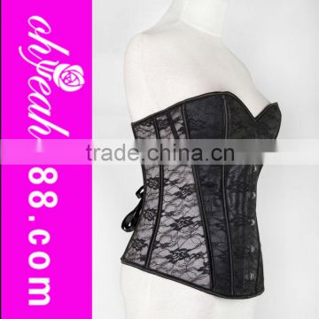 Good Quality Stocklot Hot Sale Black Sexy Fat Women Corset