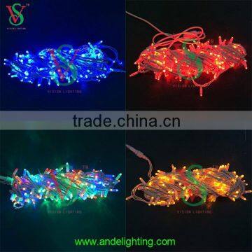 Factory wholesale led string light cooper wire with cover waterproof