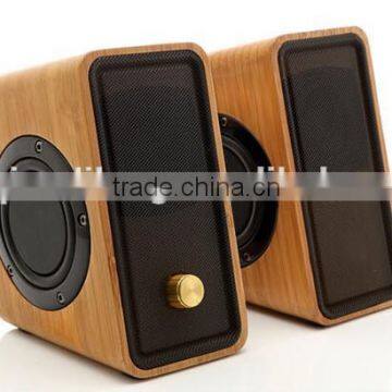 Welcome custom Loudspeaker box Bamboo Loudspeaker box