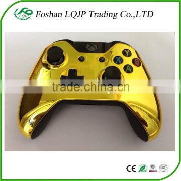 Custom gold chrome gamepad Controller Housing Shell replace case Front face Plate for xbox one gold shell