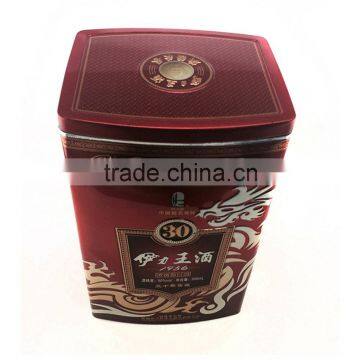 dongguan tin box vendor rectangular beer tin packaging box