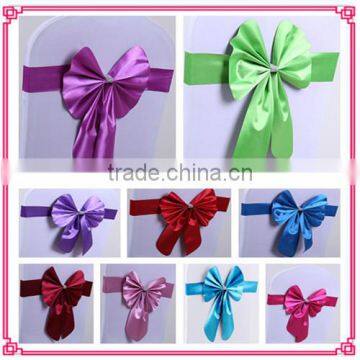 2016 Hot Sale Base Satin Chair Sash Wholesale in China Customization Accepted photo-3