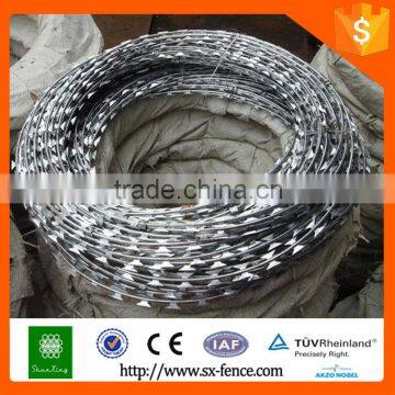 high quantity hot dipped galvanized Razor barbed wire