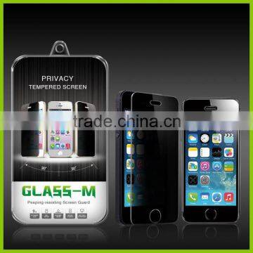 0.33mm 9H Privacy Tempered Glass Screen Guard For iPhone 5/5S