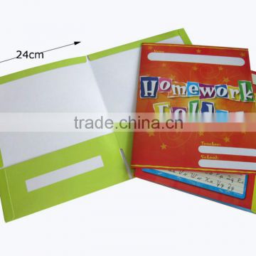 2014 China supplier stationary supplier A4 OEM custom printed handmade paper file