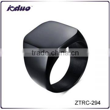 Black Men Stainless Steel Finger Ring ZTRC-294