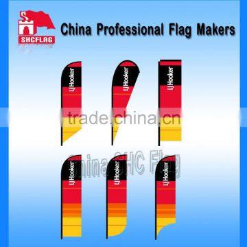 Colorful Marketing Campaign Feather/Beach Flags