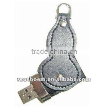 4GB leather usb drive for gifts