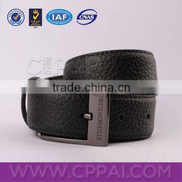 Embossed leather belts/ custom letter buckles for belts male