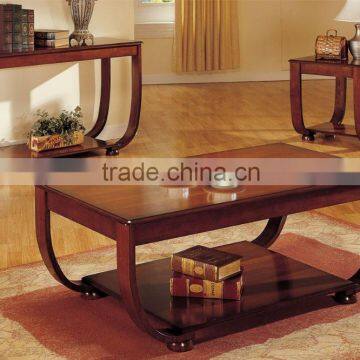 Modern MDF top coffee table wooden furniture used for hobby lobby