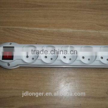 Hot sale high quality FRENCH 5 way extension socket RECEPTACLE 16A 220V