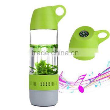 Fresh New Design Water Bottle Mini Bluetooth Speaker Portable Cups Compass Wireless Speaker Outdoor Sound Stereo Music Player