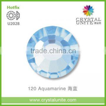 U2028 Aquamarine Optimal Hot Fix Rhinestone