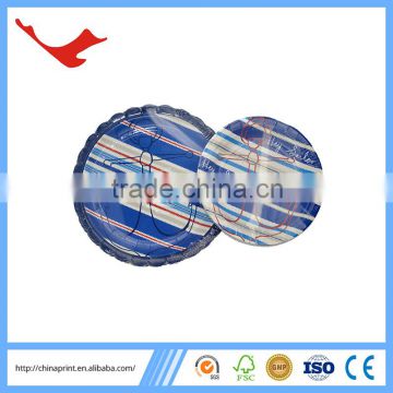 010 colorful disposable charger plate disposable paper plate