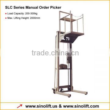 Sinolift-Manual Winch Order Picker with CE