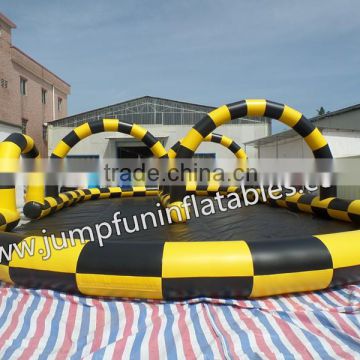 zorb ball race track,inflatable race track for zorb ball