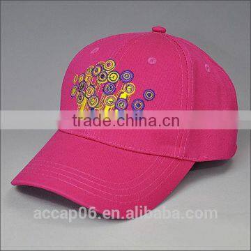 fashion pink sports caps