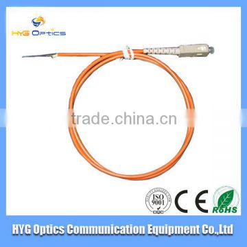 Manufacturer 1,3,5m multi-mode Simplex LC/PC Fiber optical pigtails in FTTH equipment