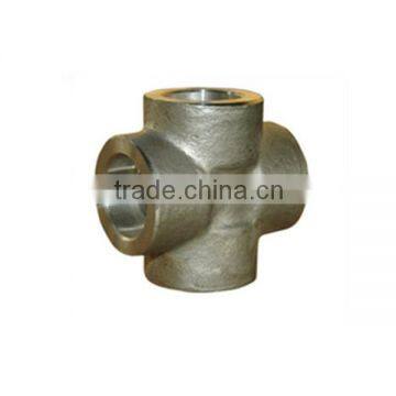 Carbon steel pipe cross fittings, manufacturer in China