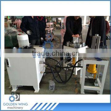 Semi-automatic 1-5 Liters square tin can flanging machine