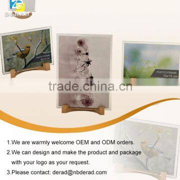 4x5 Dispaly Stand Product Acrylic Picture Frame Wood Frame photo-2