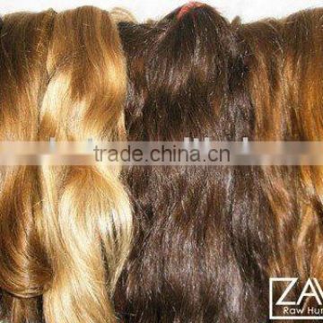 European Virgin Hair / Unprocessed Human hair