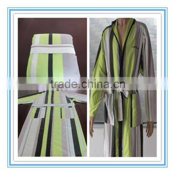 custom made microfiber hotel bathrobe