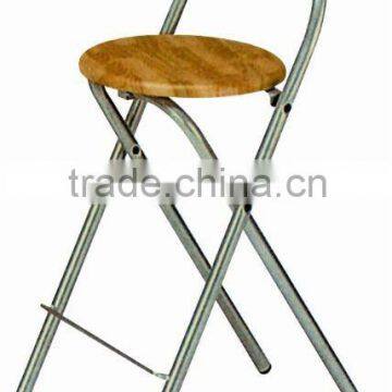 Modern steel bar chair with MDF