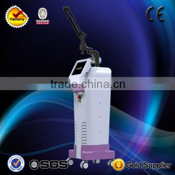 Treat Telangiectasis 2016 New Vertical Laser Equipment Co2 Fractional Medical Spa Use 100um-2000um