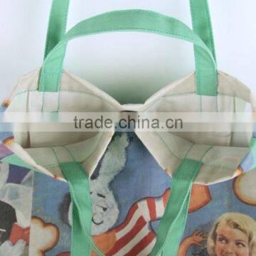 China Trade Assurance Supplier Custom Standard Size Multi-function Handles Canvas Tote Bag photo-3