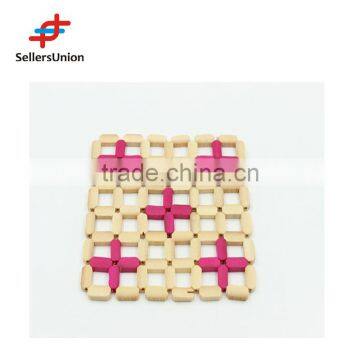 No.1 yiwu commission agent wanted new BAMBOO MAT , BAMBOO POT MAT , WP010