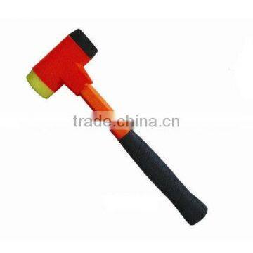 rubber mallet hammer with steel tubelar handle