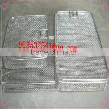 Medical 304 316 Stainless Steel Disinfecting Basket Supplier