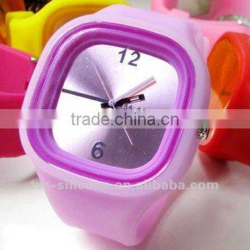 2013 silicone jelly watches fashion for ladies