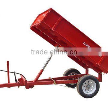 Tractor hydraulic Trailer with CE