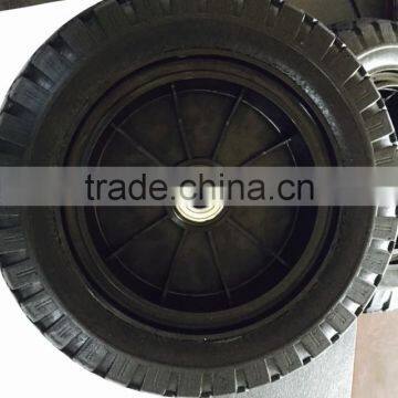 New design flat free wheels for shredder chippers 180KG loading capacity