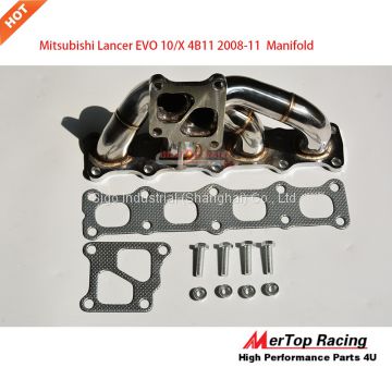 Mertop Evolution Evo10 EVO X 4B11 Stainless Steel Equal Length Turbo Manifold