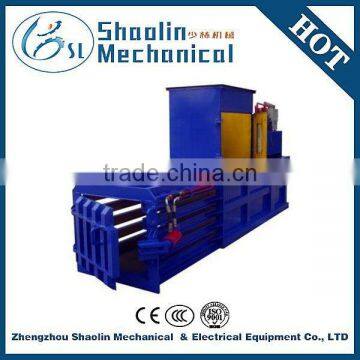 Resource-saving press horizontal cardboard baler with high performance