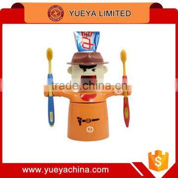 Toothpaste Squeezer toothpaste dispenser with toothbrush holder and Tooth cup