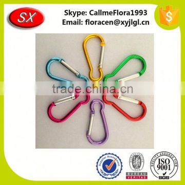 Customized for variety of Carabiner Hook with eyelet (color anodizing/gold-plating)