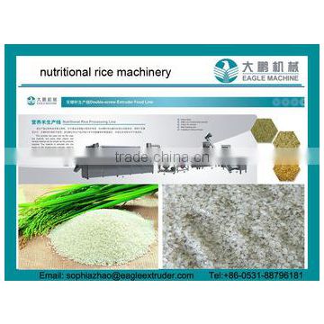 DP65 Best price CE certificate nutritional rice /artificial rice making machine/new production line