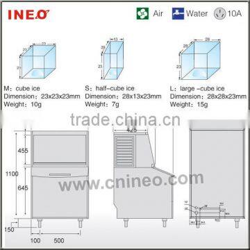 145Kg/24h Floor Standing Commercial Ice Block Making Machine/Used Industrial Ice Machines/Ice Factory Machine photo-2